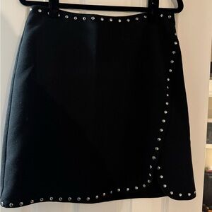 Vince Camuto Studded Black Skirt